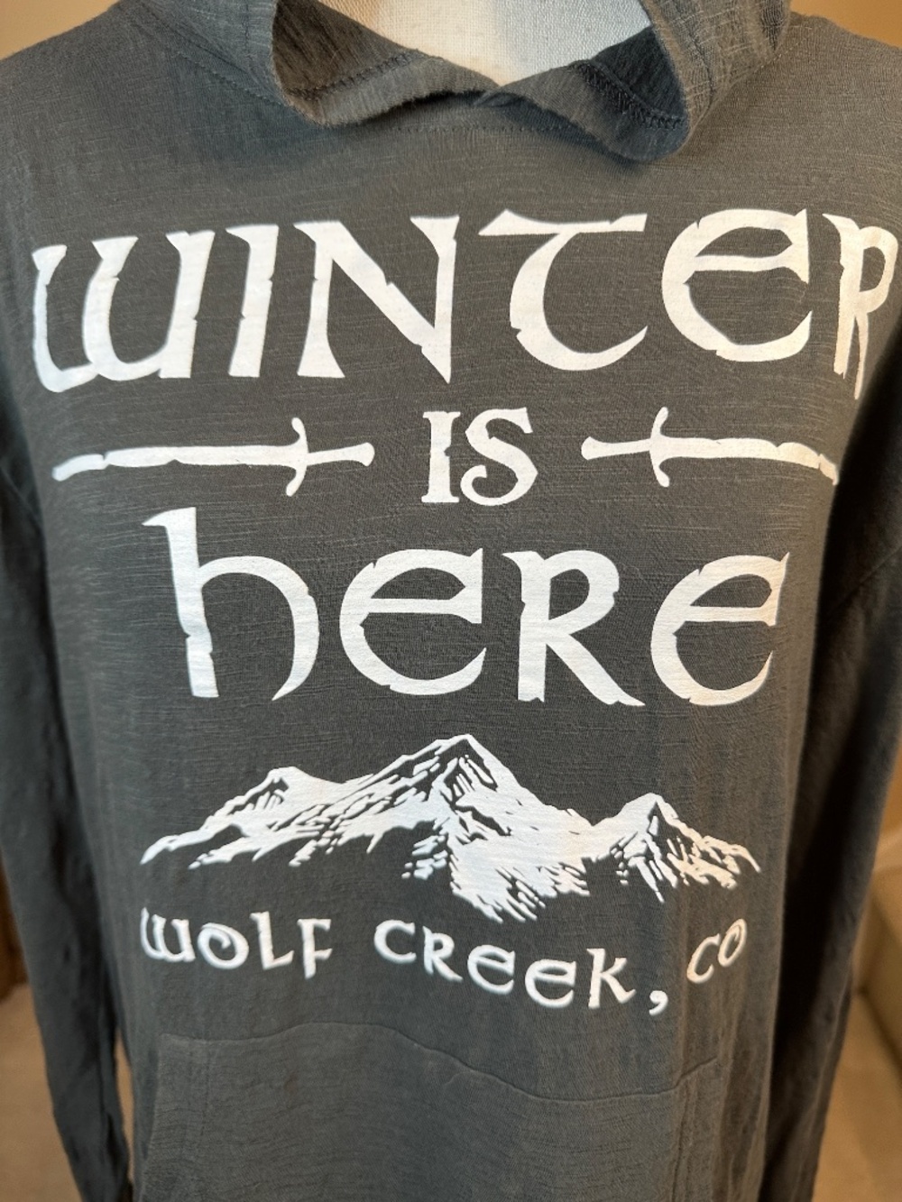 Winter Is Here / Wolf Creek, CO Hoodie - Picture 5 of 10